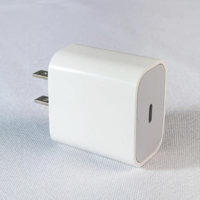 China Hot Sale US EU UK Safe Convenient USB C Plug Cable Charging Power Adapter 20w Palladium Fast Charger For iPhone 11 pro 12 Max for sale