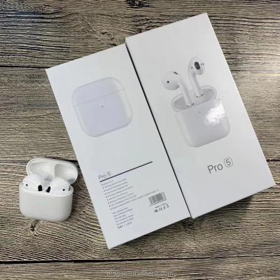 China In-Ear 2021 New Super Mini BT 5.0 TWS Air Pro 5 Pro5 TWS Wireless Earphone Rename Earbuds Hearing Aids for sale