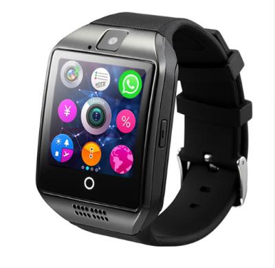 China MP3 Playback Digital Men's Smart Watch Q18 Wrist Band With Camera Facebook Whatsapp Twitter Support SIM TF Card For Mobile Phones for sale