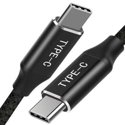 China Camera C to C2 USB-C 6.6ft 20V 5A 100W Palladium Fast Charging Cable with Dual Type-C Wire from E-maker for sale