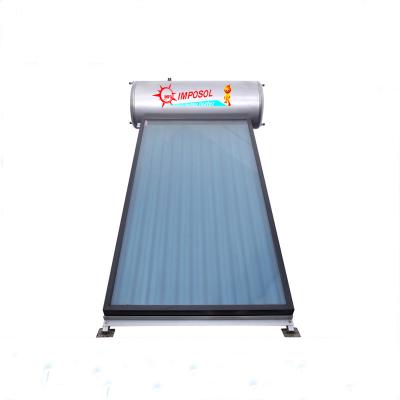 China 500L Domestic Hot Water Thermosyphon Parts Flat Panel Solar Collector / Warter Heater for sale