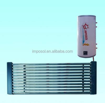 China 300L Home Pressurized Solar Powered Water Heater System With Copper Coil Solar Water Tank for sale