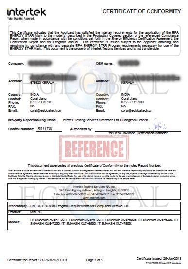 EPA - Shenzhen Eglobal Import And Export Co., Limited