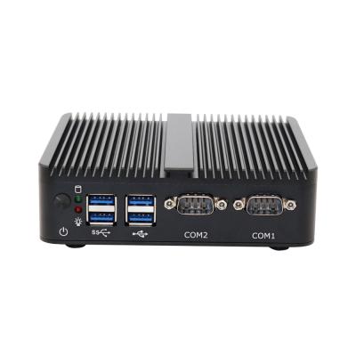 China For New Intel C-eleron J4125 Business 2021 Processor Micro Computer HTPC Quad Core Low Power BOX Mini PC 12V Fanless for sale