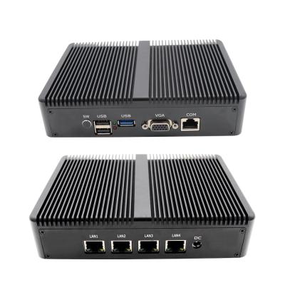 China For Eglobal Quad Core 4*Intel WG82583 Fanless Quad Core Gigabit Mini PC J1900 Multifunctional Lan Firewall Pfsense Router Security Office for sale