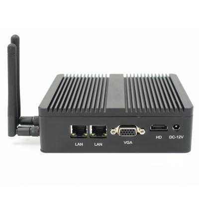 China Support PXE Dual LAN Dual Linux Ubuntu COM Quad Core J1900 KIOSK Industrial Computer for sale