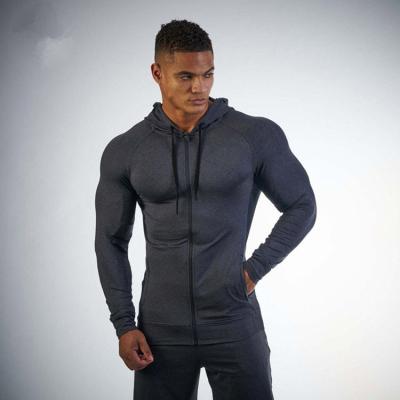 China High Quality Customized Breathable Suit Zipper-Up Hoodies Men Slim Fit Suits for sale