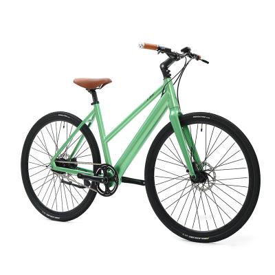 China New Design 2022 Speed ​​Aluminum Alloy Single Chain Drive 2A Fast Charging Electric Bicycles For Road for sale