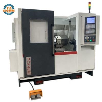 China Machinery Repair Shops TCK46H Hot Selling Horizontal cnc Slant Bed Lathe Milling Turning Machine with Axis-Y for sale