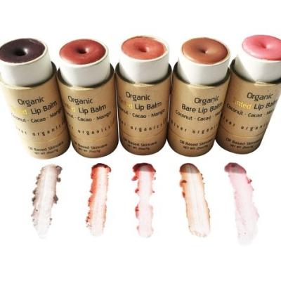 China Lip blam cardboard lift up deodorant containers lip balm paper tube for sale