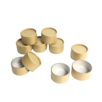 China Biodegradable Biodegradable Kraft Paperboard Containers Lip Balm Paper Jar For Air Freshener for sale