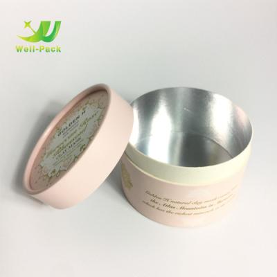 China Cosmetic hand made round tube for glass bottle paper tube cosmetic containers for sale