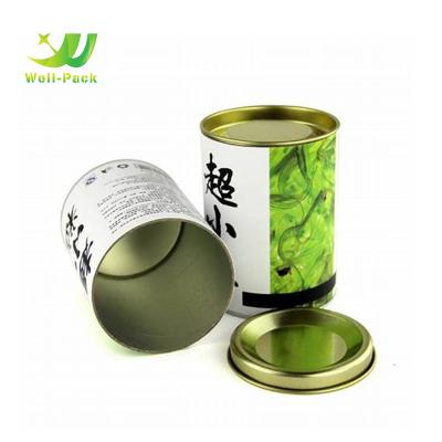 China Eco - Friendly Custom Newspapers Delivery Tour Tea Can Box Tube Canister Packaging for sale