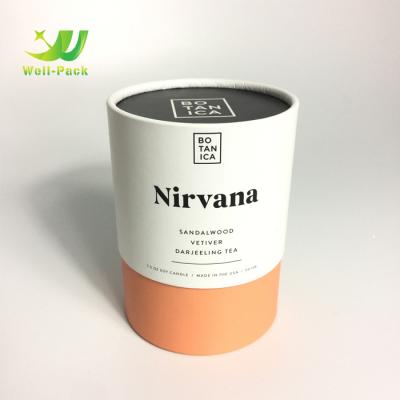 China Eco - Friendly Biodegradable Tea Tube Containers Tea Tube Paper Box for sale