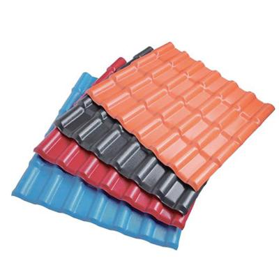 China Wholesale Plastic Corrugated Heat Resistance Sound Insulation Sustaintable Synthetic Resin Heat Insulation ASA PVC Roof Tile Customization Color House Viable Tiles for sale