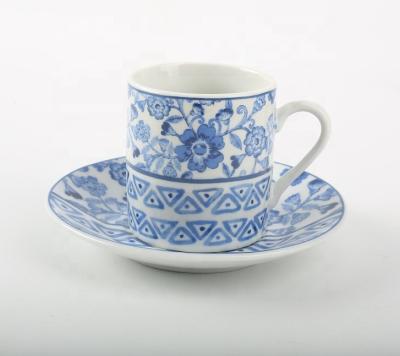 China Viable Ceramic Tableware Set Porcelain Coffee Cup Tea Cups And Saucers for sale