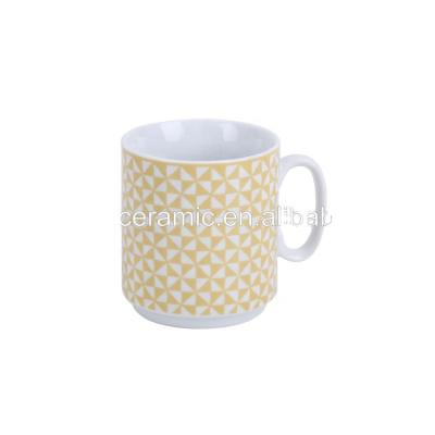 China Various Color Luxury Sublimation Milk Mug Stocked Ceramic Coffee Mug for sale