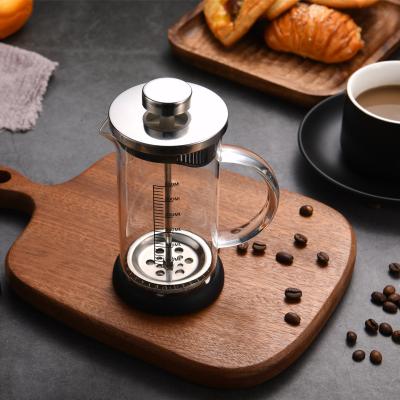 China Customizable Amazon Stocked Wholesale Food Grade Stainless Steel Coffee French Press for sale