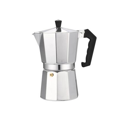 China WITH LID sale products induction aluminum Moka pot hot coffee maker portable for all hobs for sale