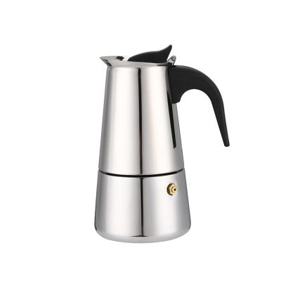 China WITH LID Various 6cups Stovetop Moka Pot Durable Electric Italian Mini Portable Coffee Maker With Flat Bottom for sale