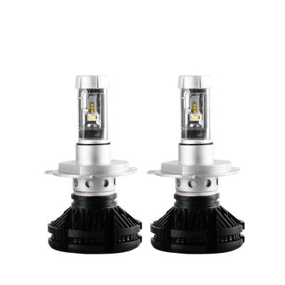 China LED Front Lighting High Bright Headlights H4 H13 H16 9004 Power LED Headlight Bulb H1 H3 H7 58W Universal Cars 9007 LED Headlight for sale