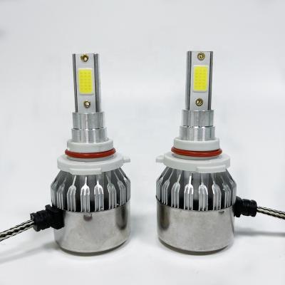 China Universal Cars 60W H7 H4 C6 LED Fan Car H4 Led Headlight Super Bright 8000 H7 Led Headlight Auto Bulb Front Lighting for sale