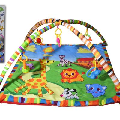 China Custom Made Soft Eco-Friendly Soft Play Mat Toy Animal Baby Fitness Frame Mat For Kids Baby Gym Mat for sale