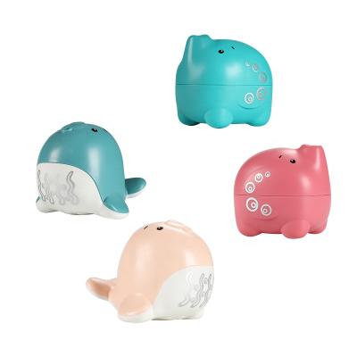 China Eco-Friendly Non-Toxic Bath Toy Set Kids Bpa Free Bath Toys Water Drop High Quality ABS Funny Animal Plastic Elephant for sale