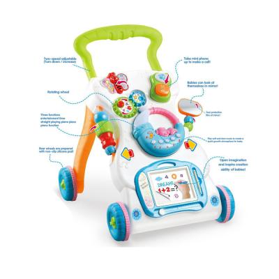 China Educational Novelty Musical Children Walker Kids Toy Baby Toys Baby Walker Music Walker For Baby Boy for sale