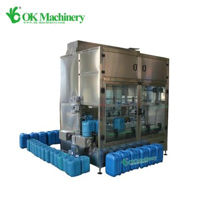 China Hotels OK002 20L 25L Oil Filling Machine Weighing Type Weight Filling Machine for sale