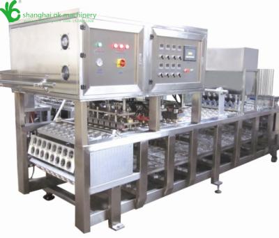 China Lines Type Automatic Ice Cream Cup Filling Sealing Machine , Food OK006 Ice Cream Cup Filling Machine for sale