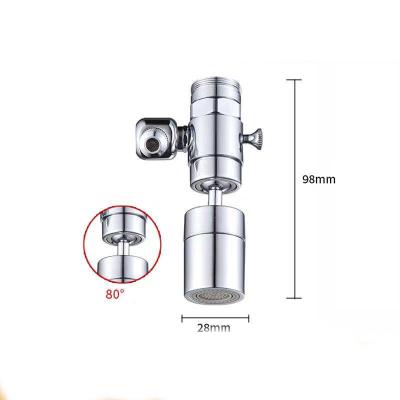 China Pull Out Spray Kitchen Faucet Booster Universal Bathroom Sink Faucet Splashproof Spout Toilet Wash Extension Rotating Aerator for sale