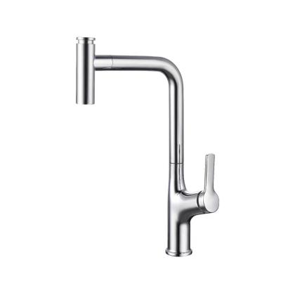 China Thermostatic Faucets Wholesale Kitchen Basin Hot and Cold Water Faucet Sink Swivel Elbow Pull-Down Faucet for sale