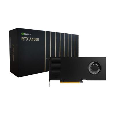 China New A4000 16G Straight 48 Core Workstation GPUs Support Nvidia Ampere RTX A4000 VR Graphics Card with CCE for sale