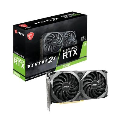 China Original MSI RTX3060 12GB Workstation GPU Graphics Card For MSI RTX 3060 V E N T U S 2X OC LHR Game for sale