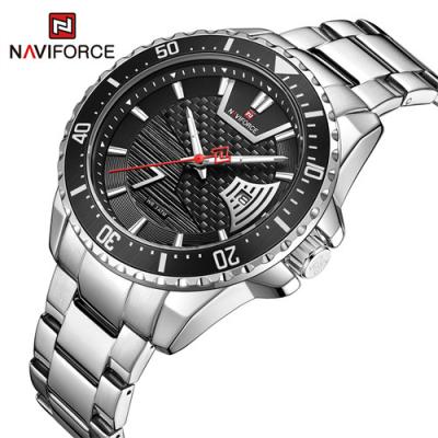 China Naviforce 9191 Ssb Chronograph 2021 New Luxury Men Watches Multifunctional Business Sport Quartz With 24 Hours Stainless Steel Wristwatches for sale