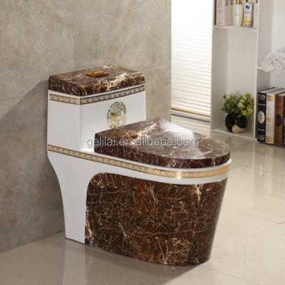 China Chaozhou Double-flush Ceramic Italy Toilet Color Floor Standing Toilet for sale