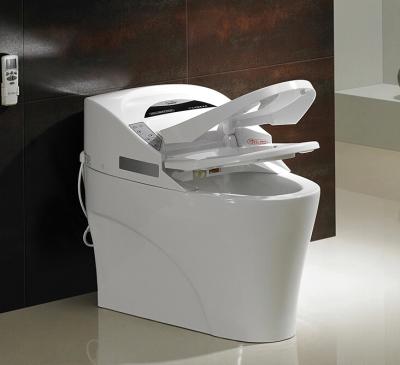 China Double-Flow Floor Standing China Ceramic Automatic Smart Toilet for sale