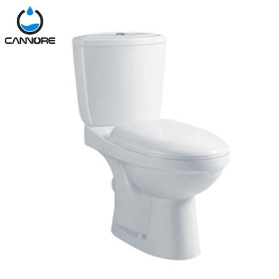 China Modern European Gravity Sanitary Ware Double-Flow Style Two-Piece Toilet for sale