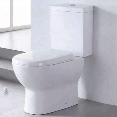 China Double-Flow New Design Toilet Washdown Ceramic WC Two Piece Toilet for sale