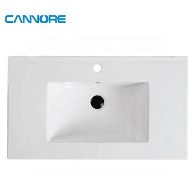 China Chaozou High Tempreture Ceramic European Style Bathroom Cabinet Ceramic Basin for sale