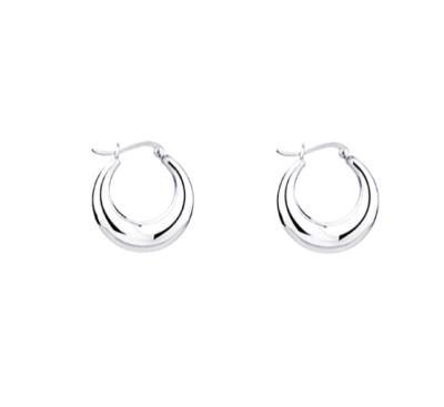 China Other silver huggies waterproof hypoallergenic jewelry wholesale 925 silver earrings for sale