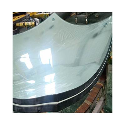 China Customized Size Modern 3D Bent Double Curved Glass For Curtain Wall for sale