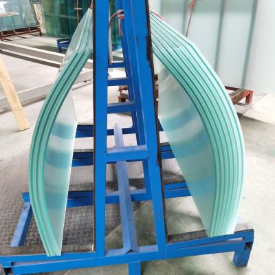 China High Quality Modern Curved Laminated Glass Digital Roof Printing Leaning Tempered Laminated Glass Used For Ceiling Skylight Canopy for sale