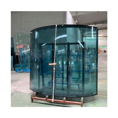 China Modern Wholesale Low E Curved Tempered Double Glazing Insulated Glass Leaning IGU DGU Glass China Factory Price for sale