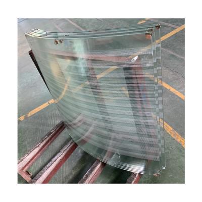 China Modern Decorative Safety Curved Building Glass Wall for sale