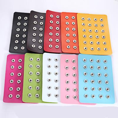 China Wholesale Acrylic Flash Jewelry Display Board Fit 24PCS 12mm Leather Flash Display Holder for sale