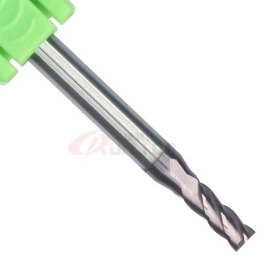 Chine Fraise en bout variable de cannelure du carbure 4 d'hélice pour l'acier 3mm 3/32