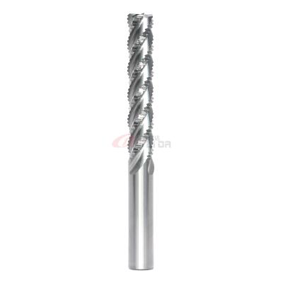 China 5/8 de polegada 16mm por muito tempo carboneto contínuo de alumínio do moinho de extremidade de 3 flautas que Roughing Endmill à venda