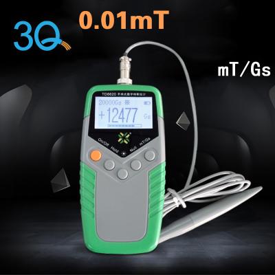 China 3Q Tesla Meter Gaussmeter Digital Magnetic Flux Meter Handheld Outdoor Magnetic Field Test Range 200 mT mT 2000 160mmX 80mmX32mm (LXWXH) for sale